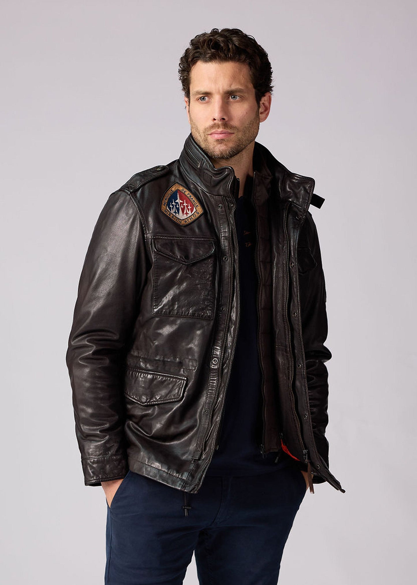 Cuir marron BATTLE DITY