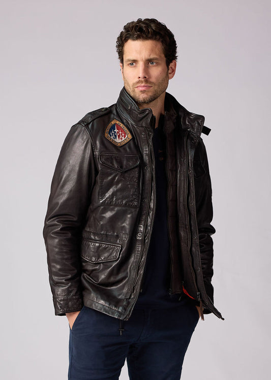 Cuir marron BATTLE DITY