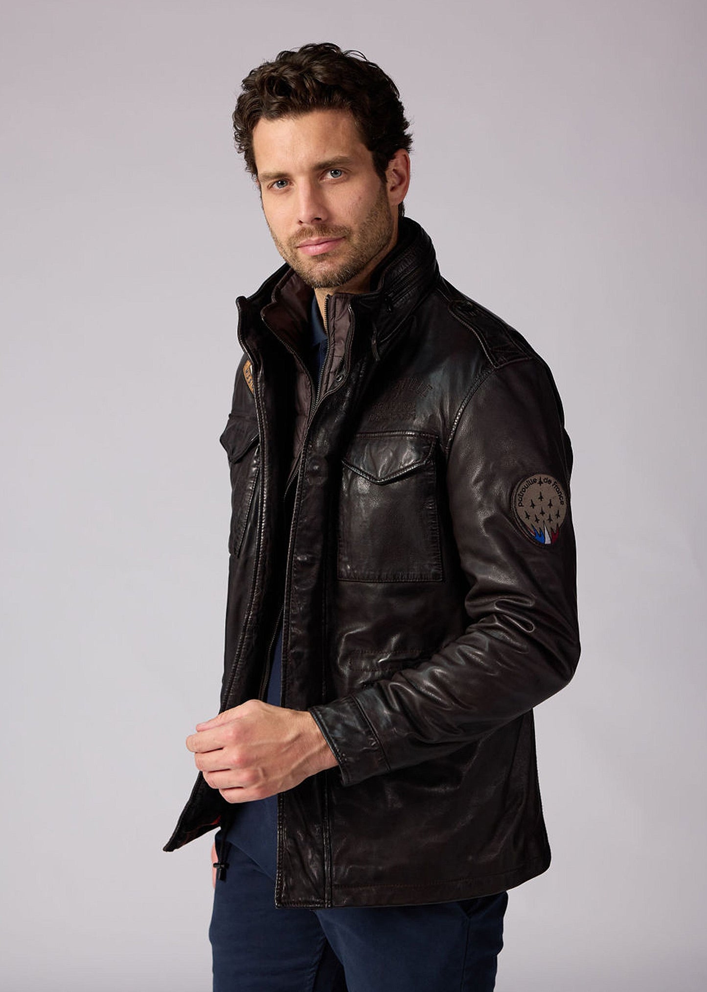 Cuir marron BATTLE DITY