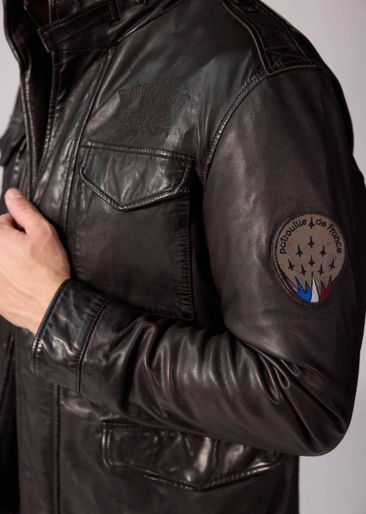 Cuir marron BATTLE DITY