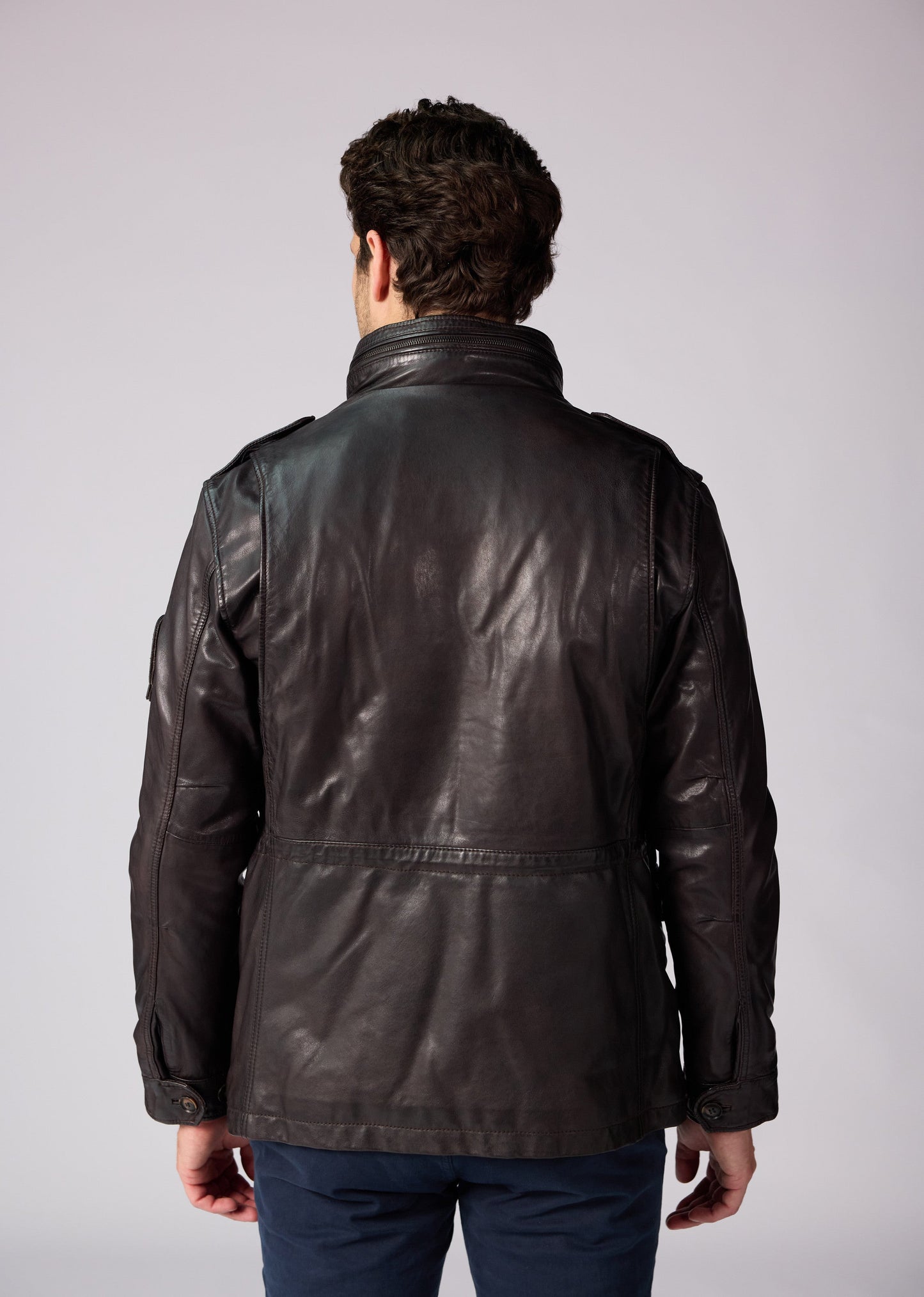 Cuir marron BATTLE DITY