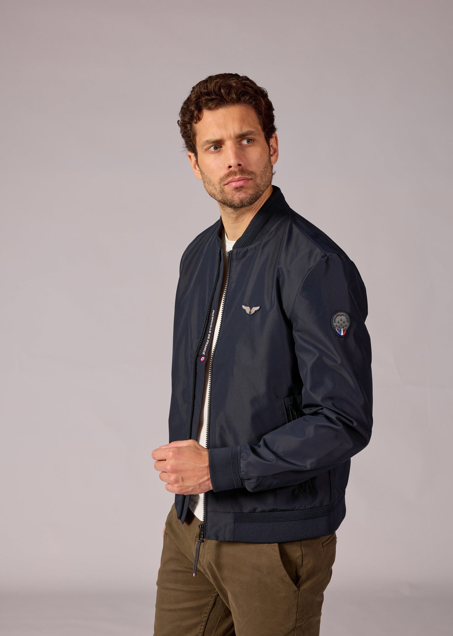 Veste bleue marine CREW AIRJET