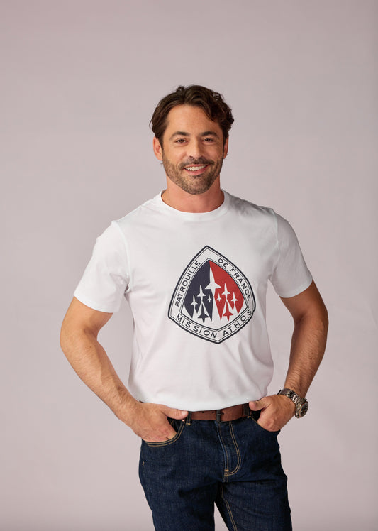 T-shirt blanc CURTISS MERCERISE