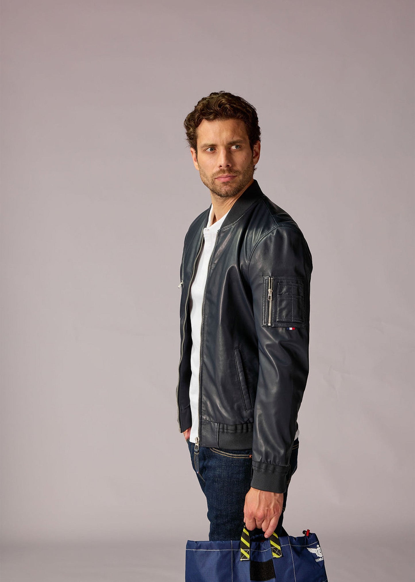 Blouson bleu marine GUN PALOMA PAF