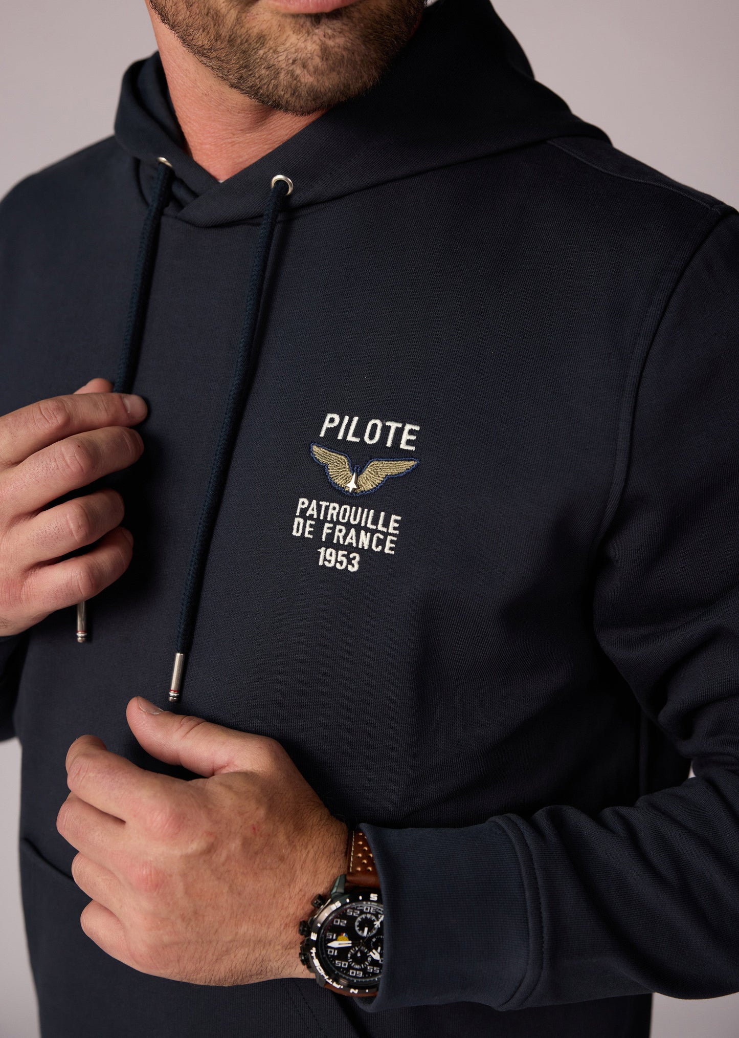 Sweatshirt bleu marine foncé FACT FFRENCH