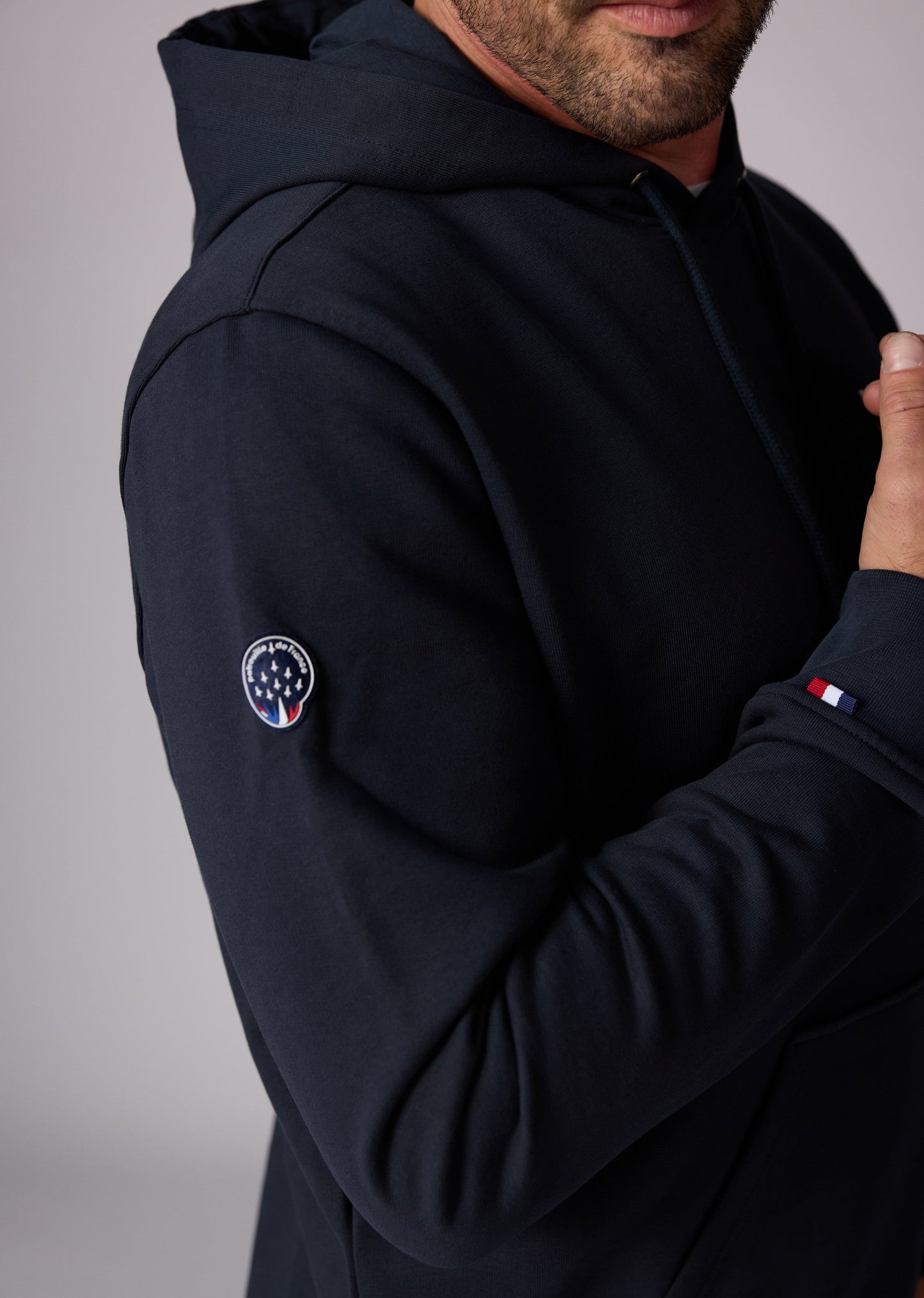 Sweatshirt bleu marine foncé FACT FFRENCH
