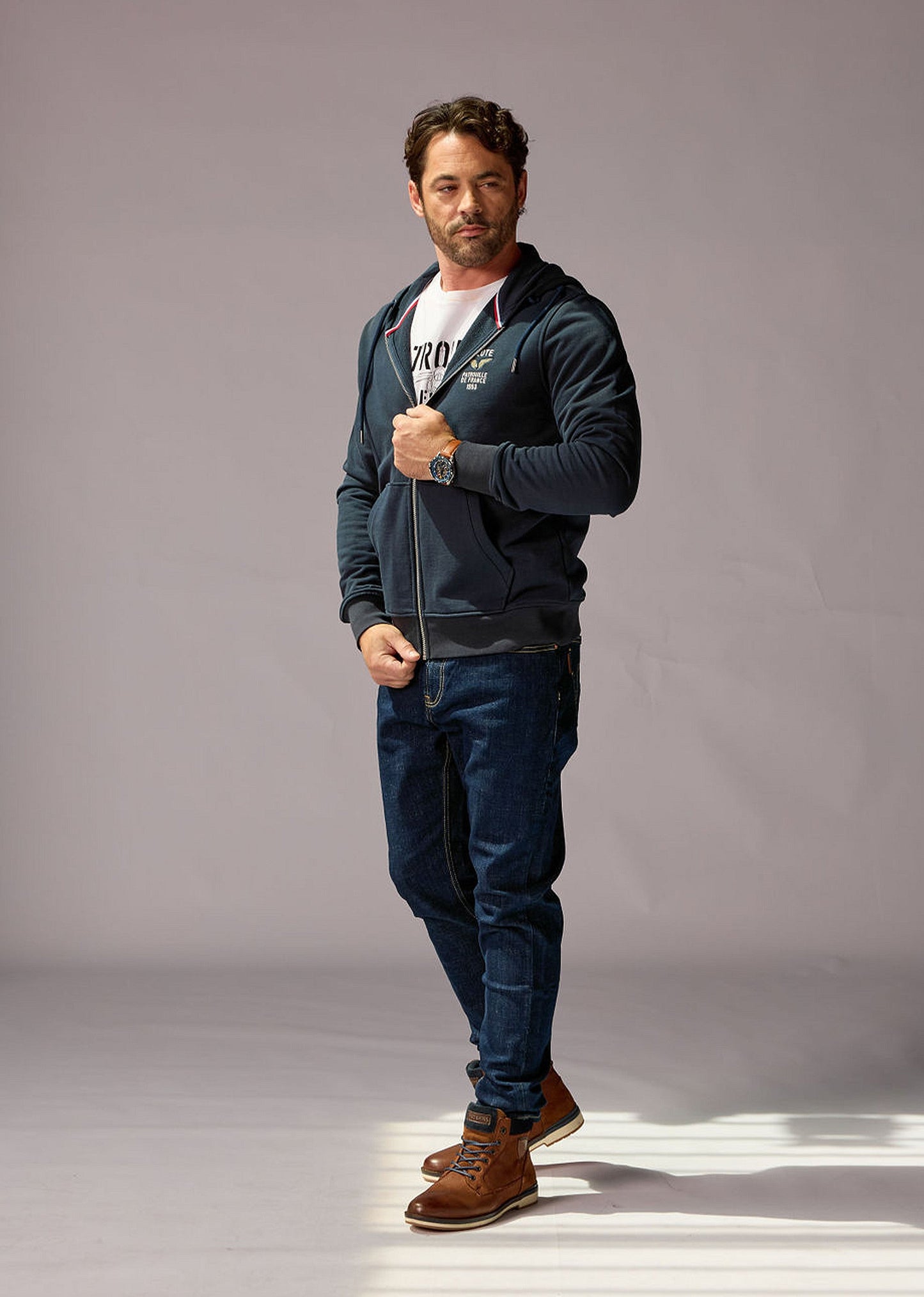 Sweatshirt bleu marine foncé TWIN FRENCH