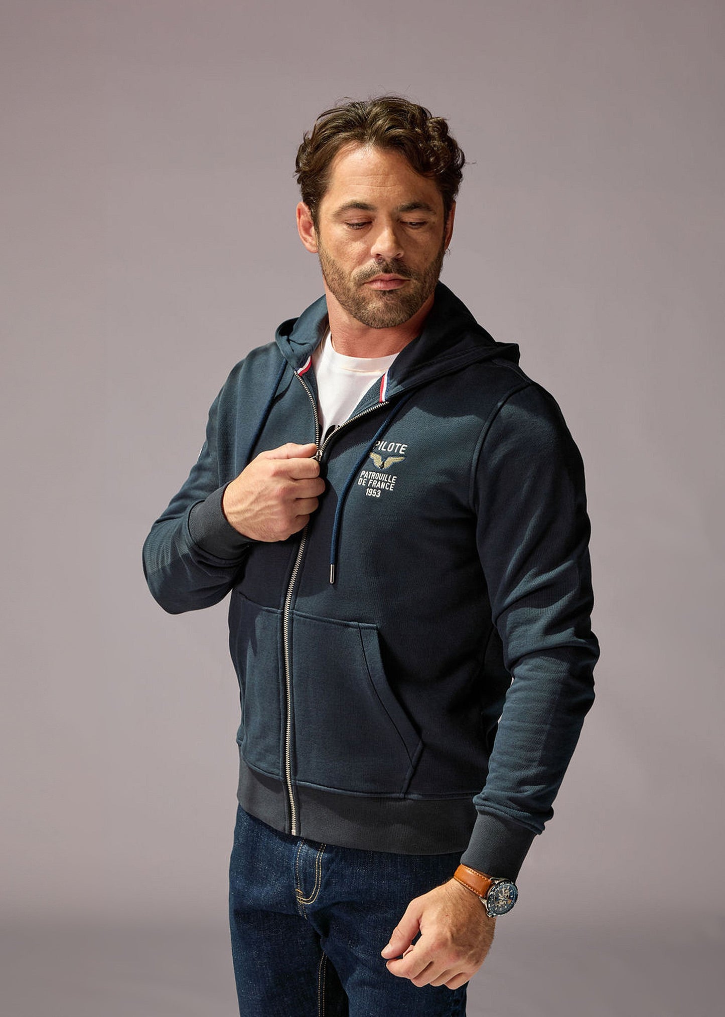 Sweatshirt bleu marine foncé TWIN FRENCH