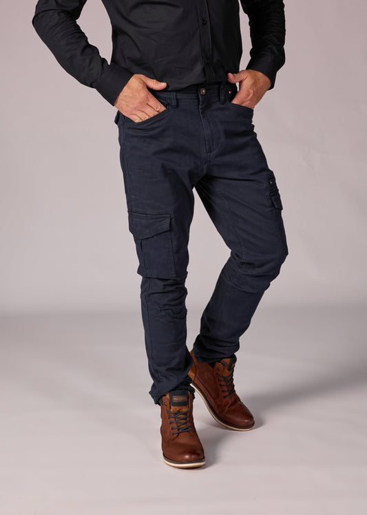 Chino bleu marine foncé LARGO MAHEVAN