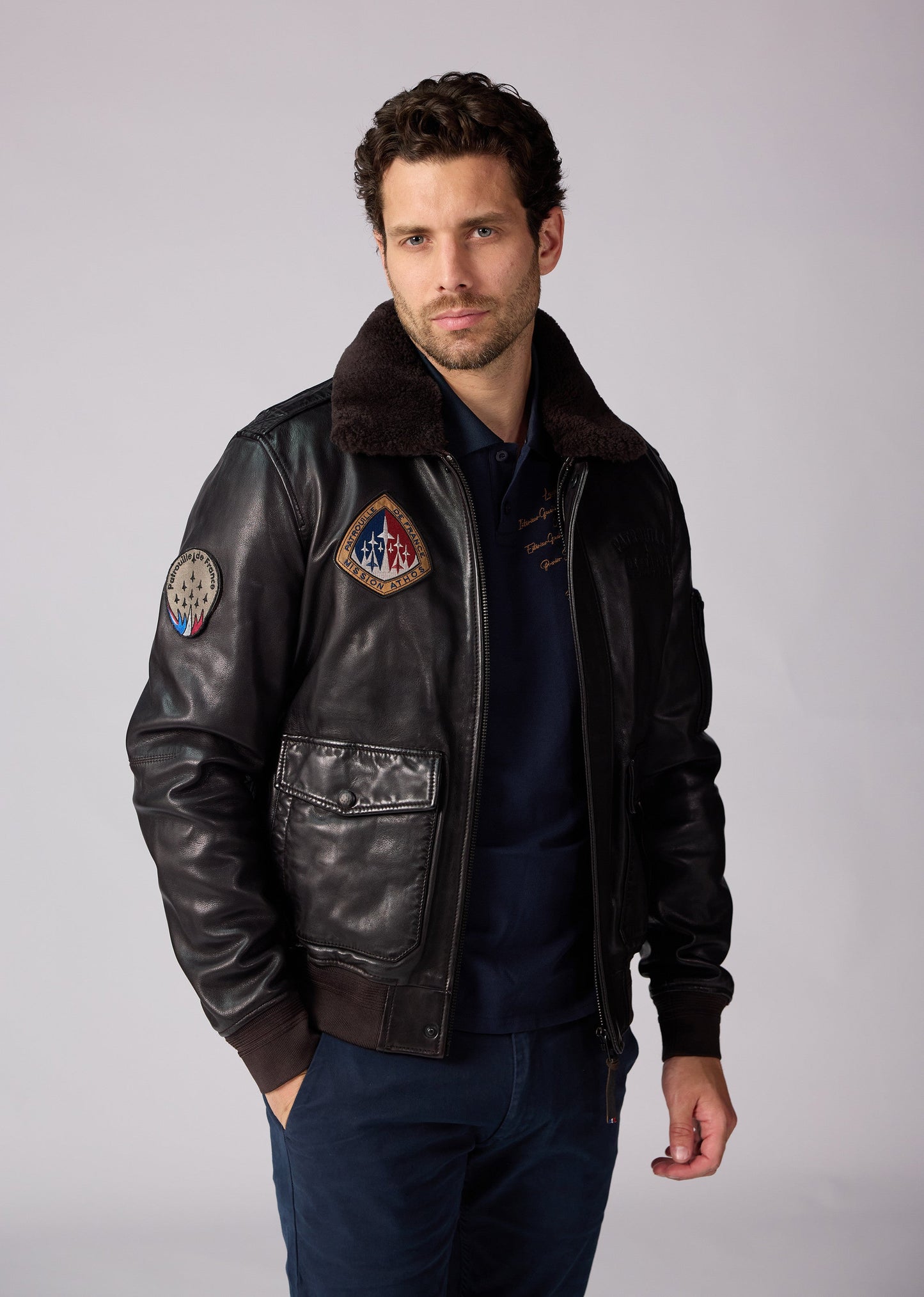 Cuir marron RAVEN ALPHA