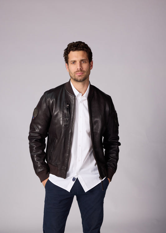 Blouson marron RICK ALPHA