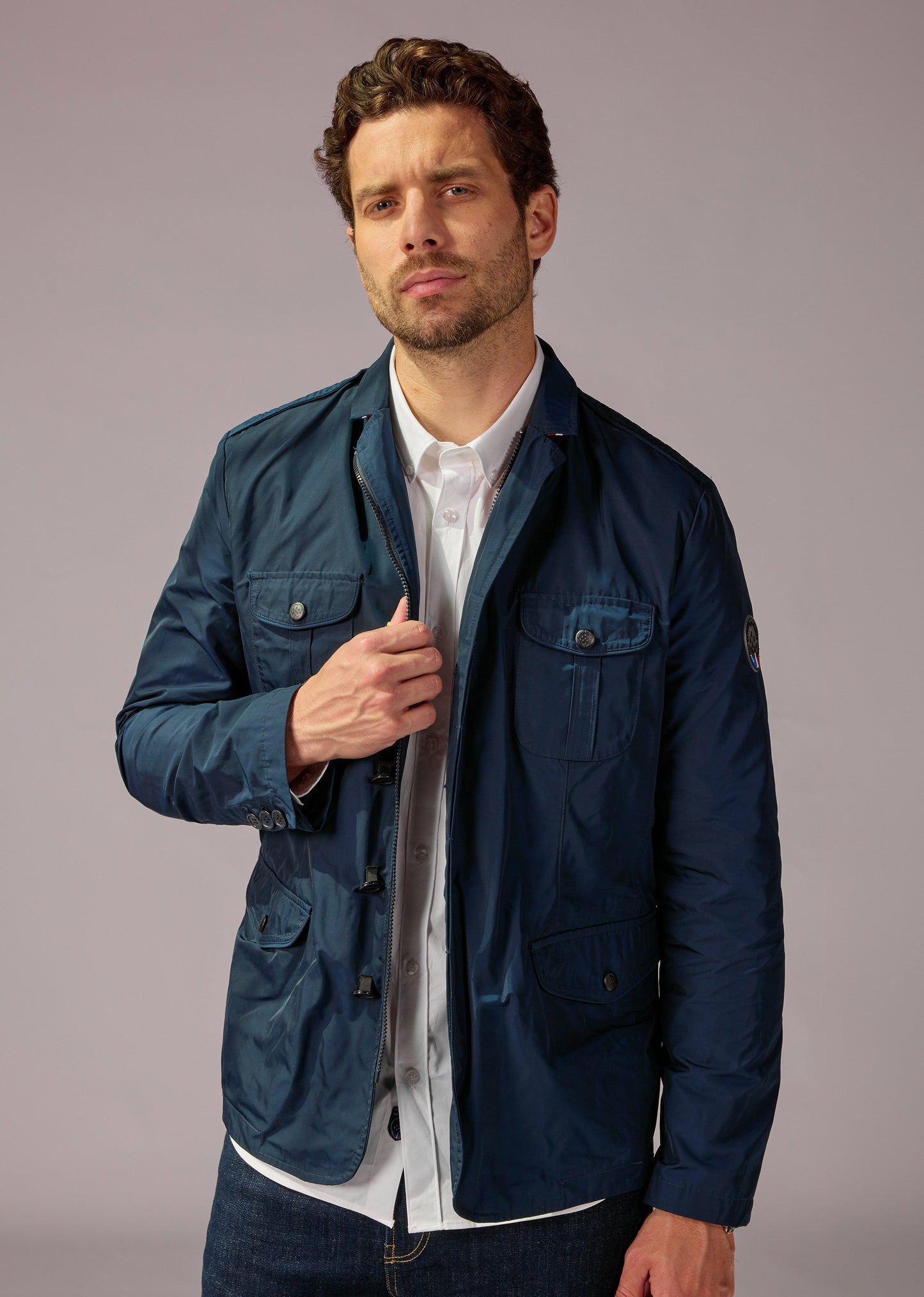 Veste bleue marine ROMEO FUTURA
