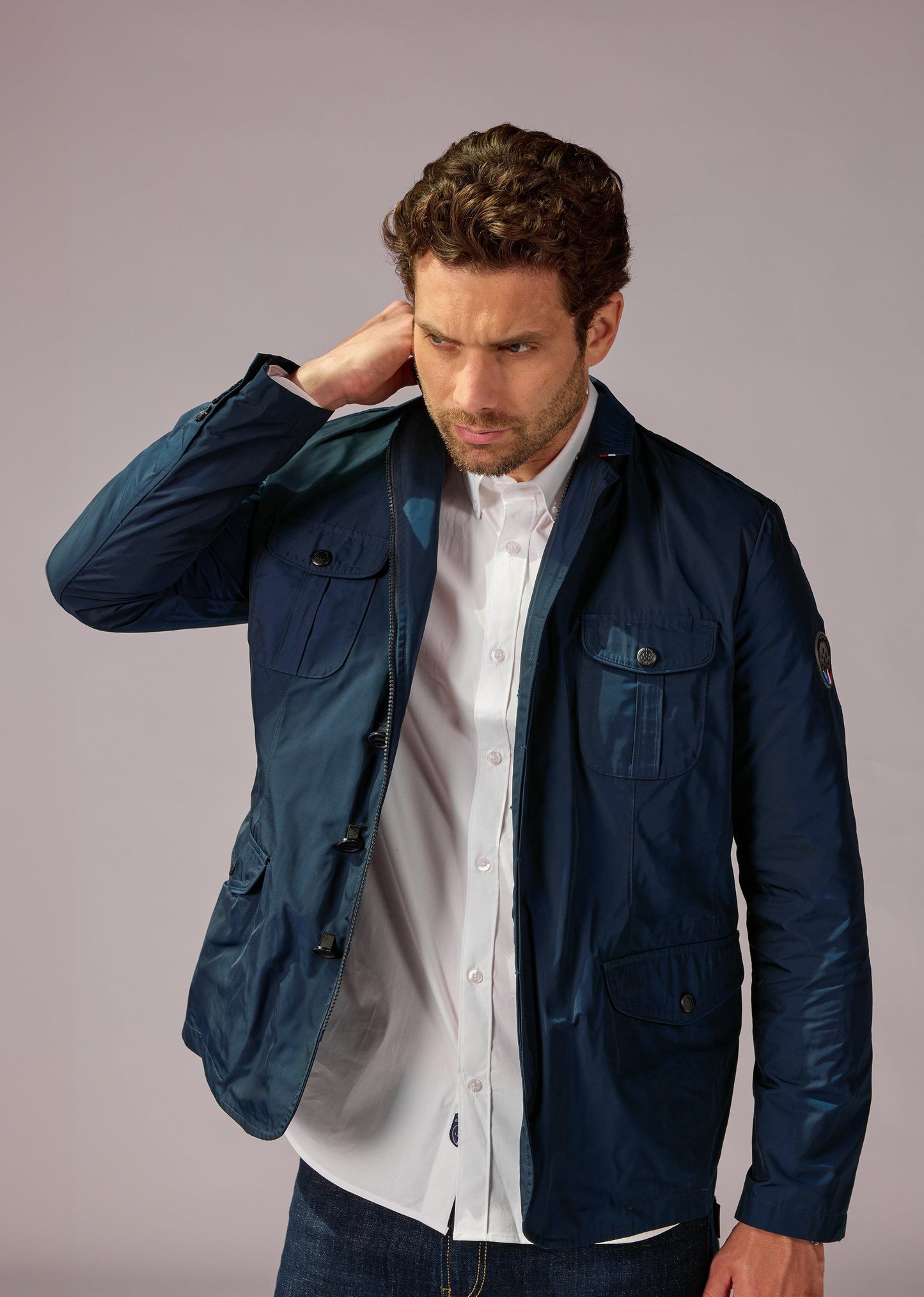 Veste bleue marine ROMEO FUTURA