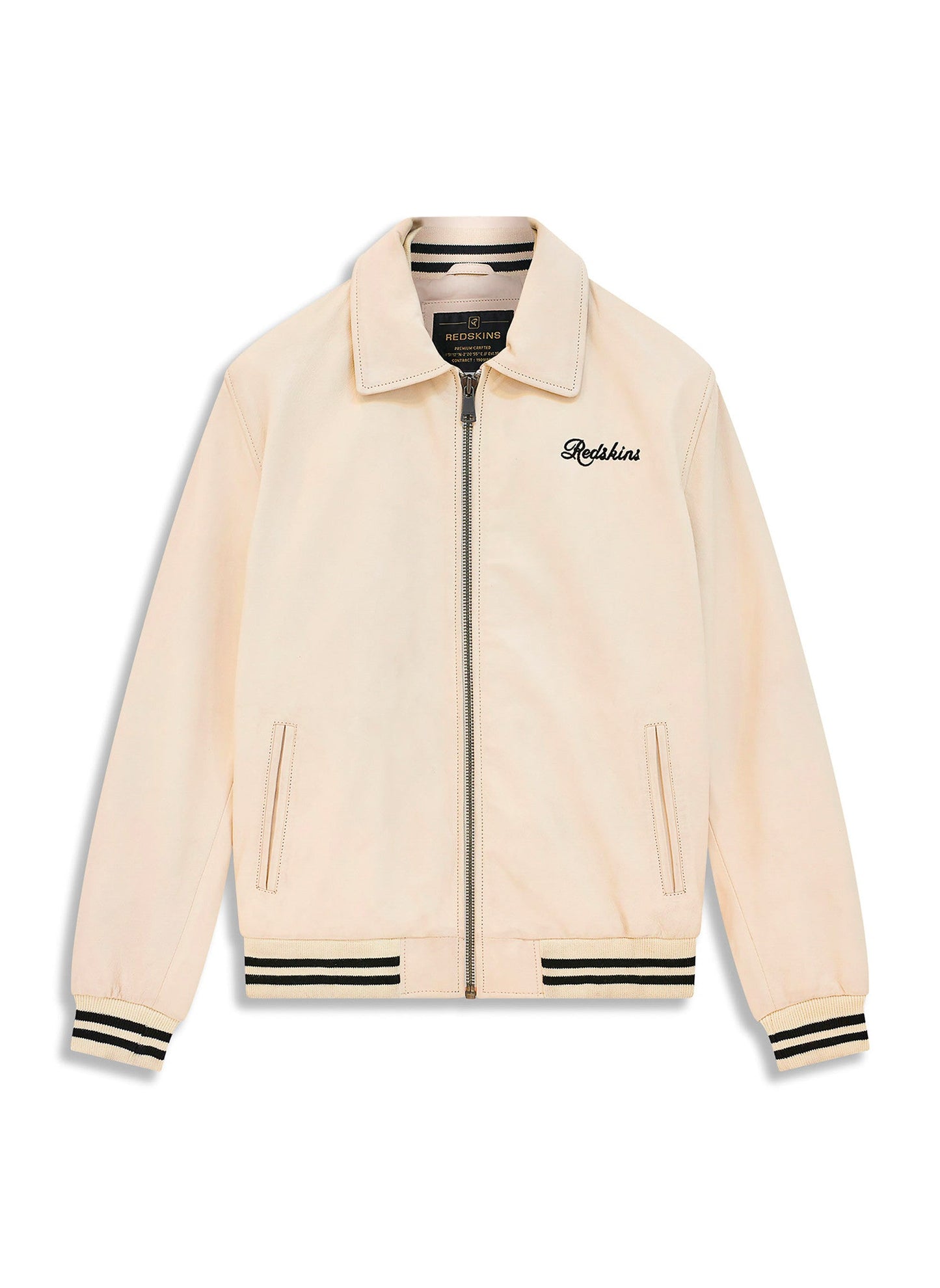 Blouson En Cuir blanc SPARK CARAT