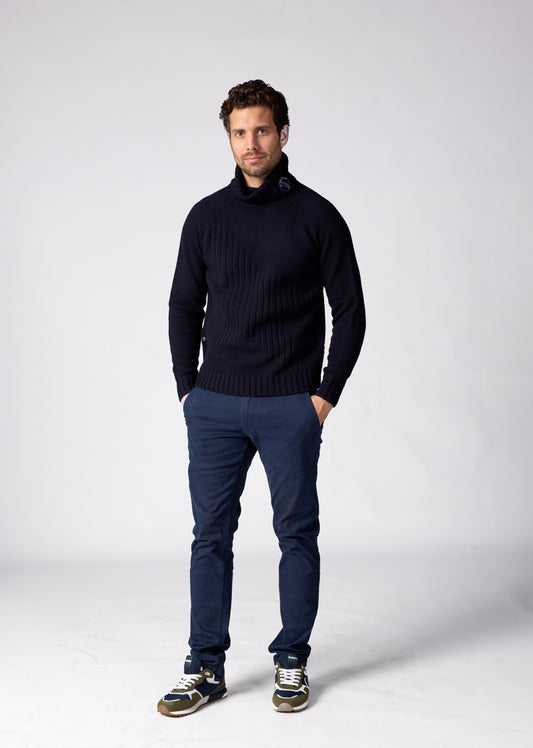 Pullover bleu marine STEVENSON MILFORD