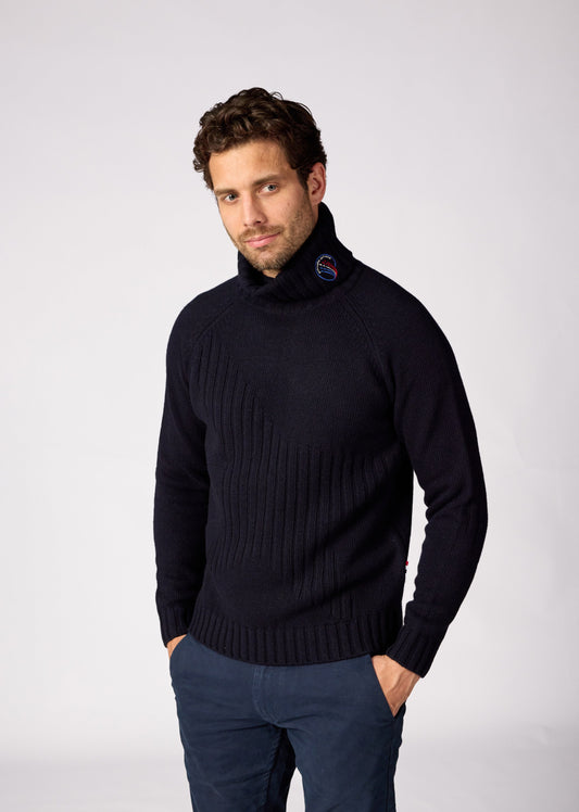 Pullover bleu marine STEVENSON MILFORD