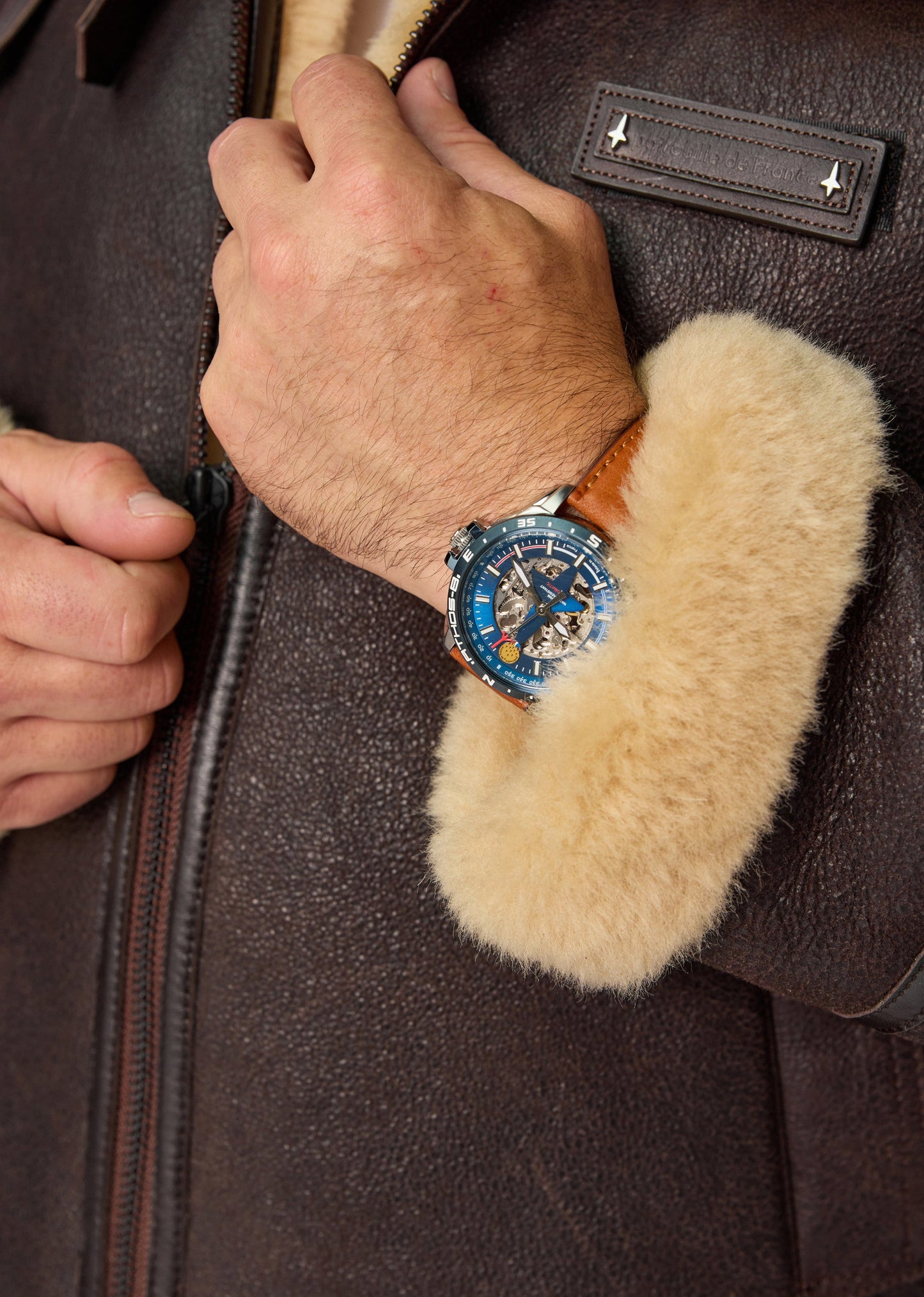 Cuir marron TYPHON QUEENSTOWN
