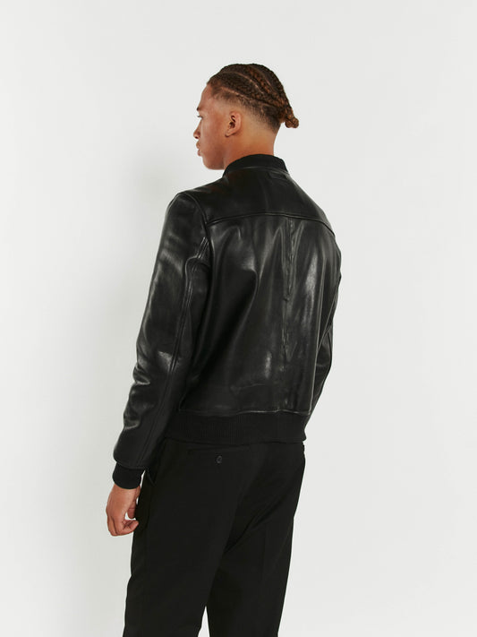 Cuir noir JUMPER ARGUS