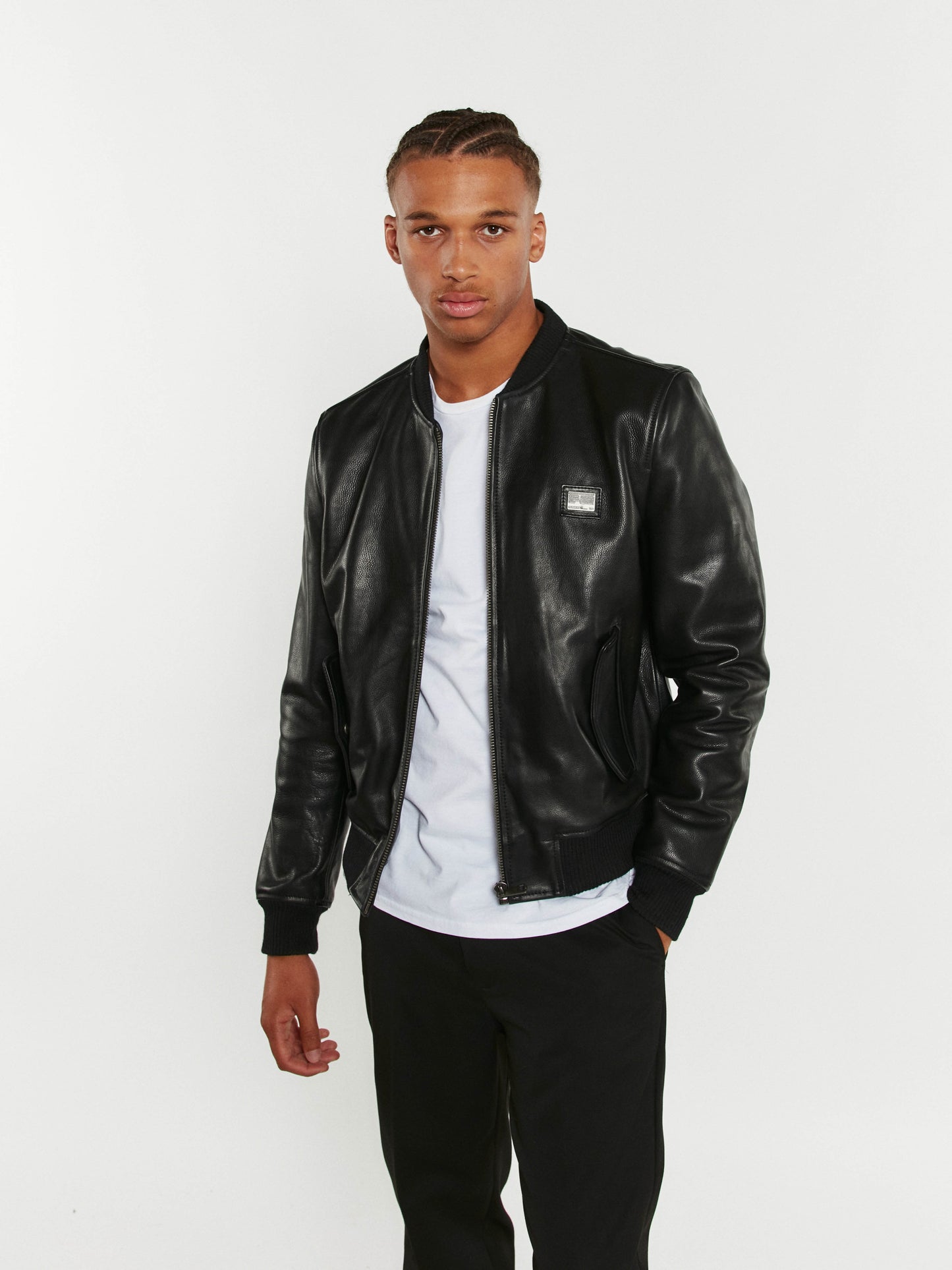 Cuir noir JUMPER ARGUS