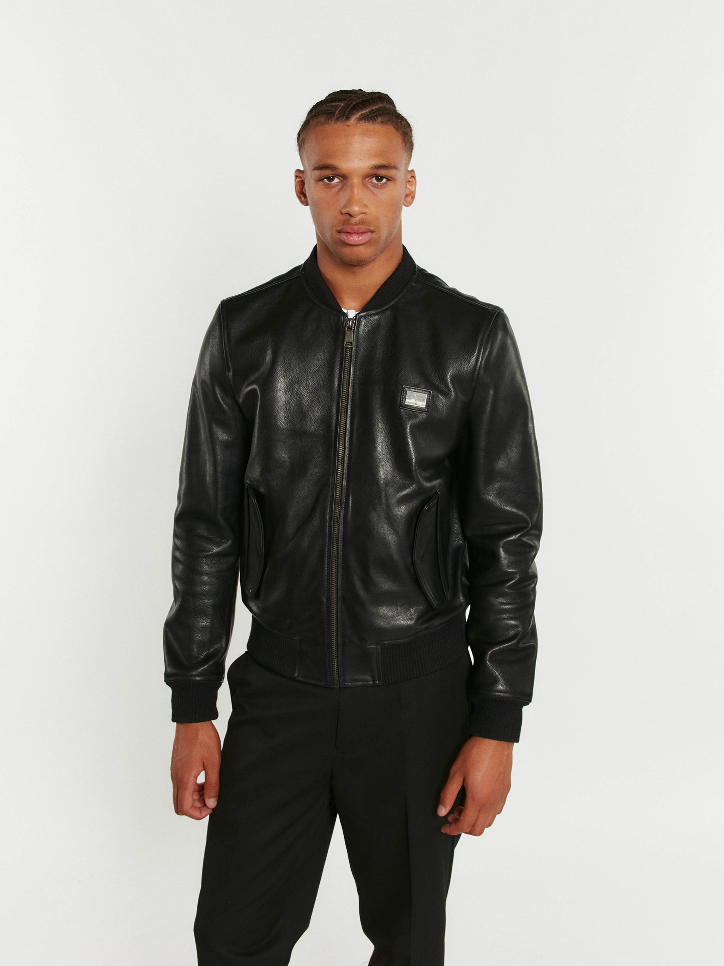 Cuir noir JUMPER ARGUS