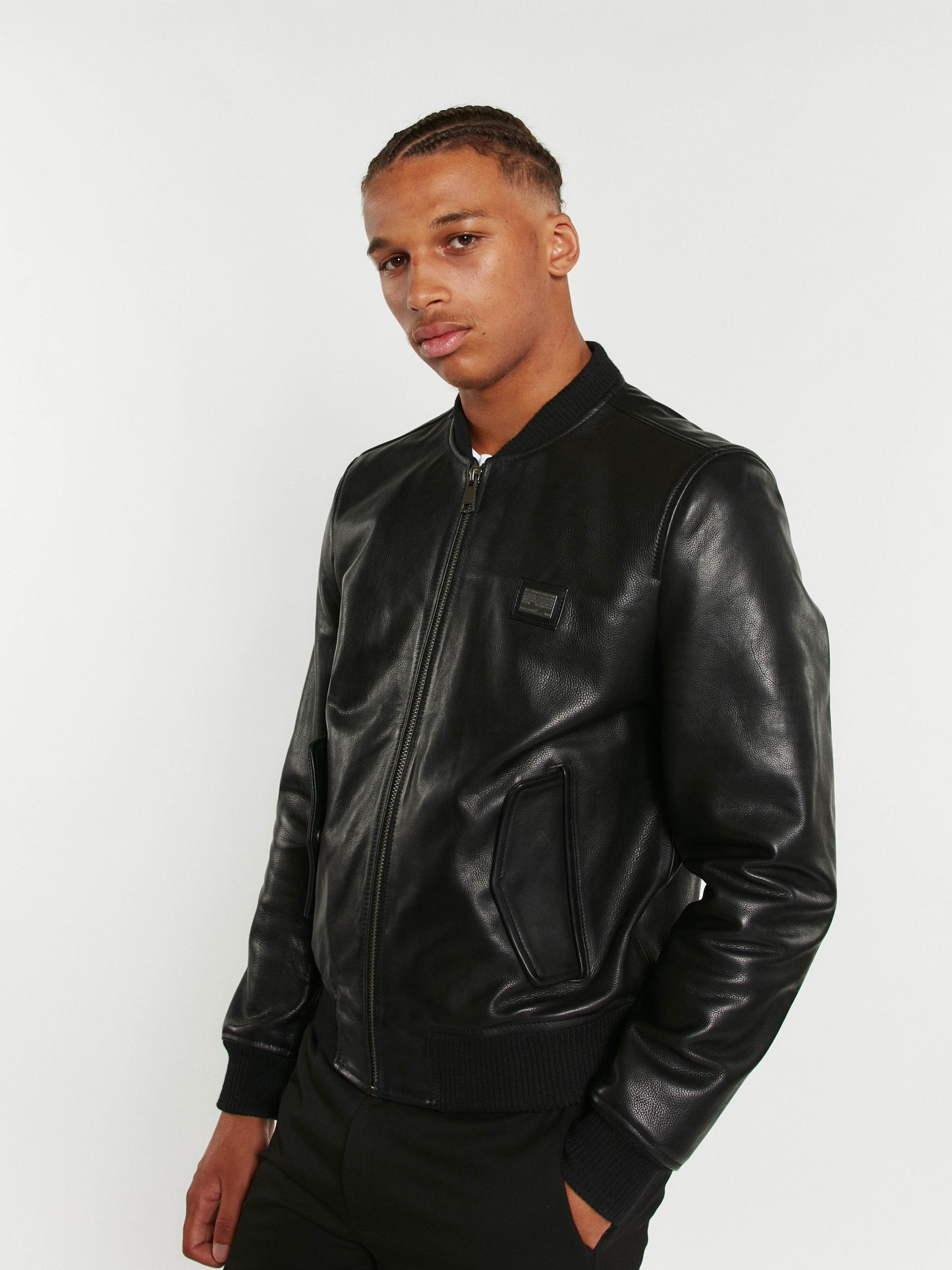 Cuir noir JUMPER ARGUS