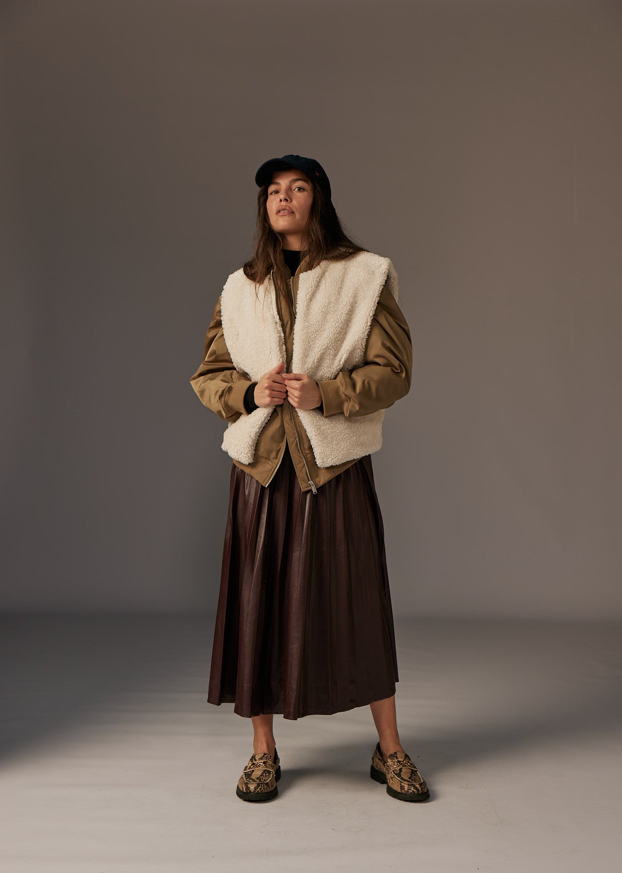 Veste sans manche beige BARJAV INDIRA