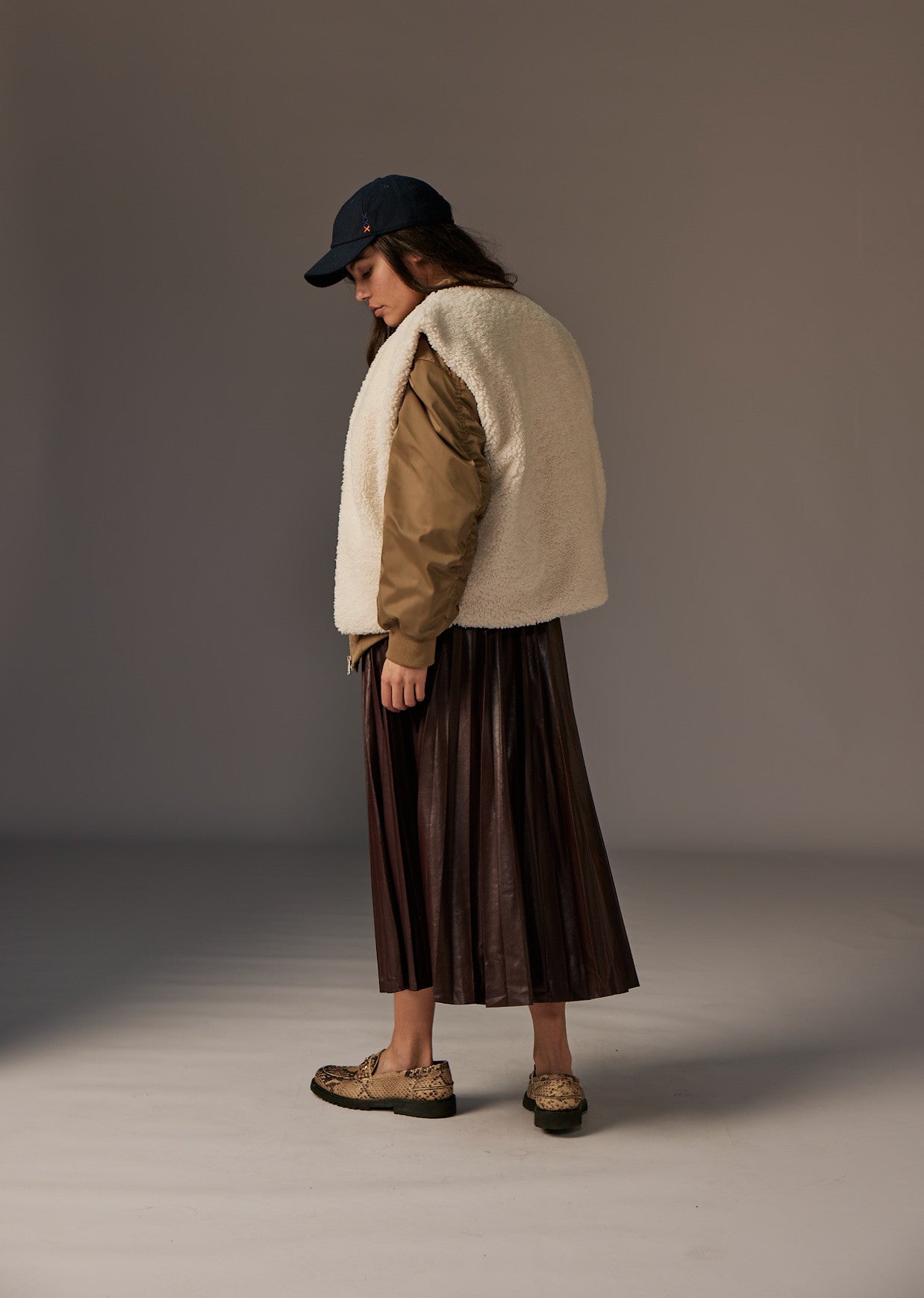 Veste sans manche beige BARJAV INDIRA