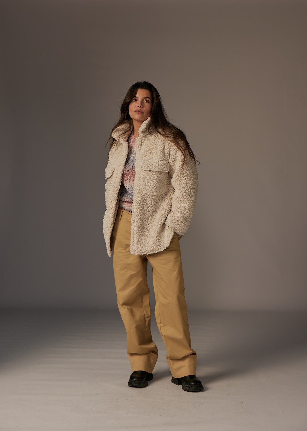 Veste beige ORWELL MATA
