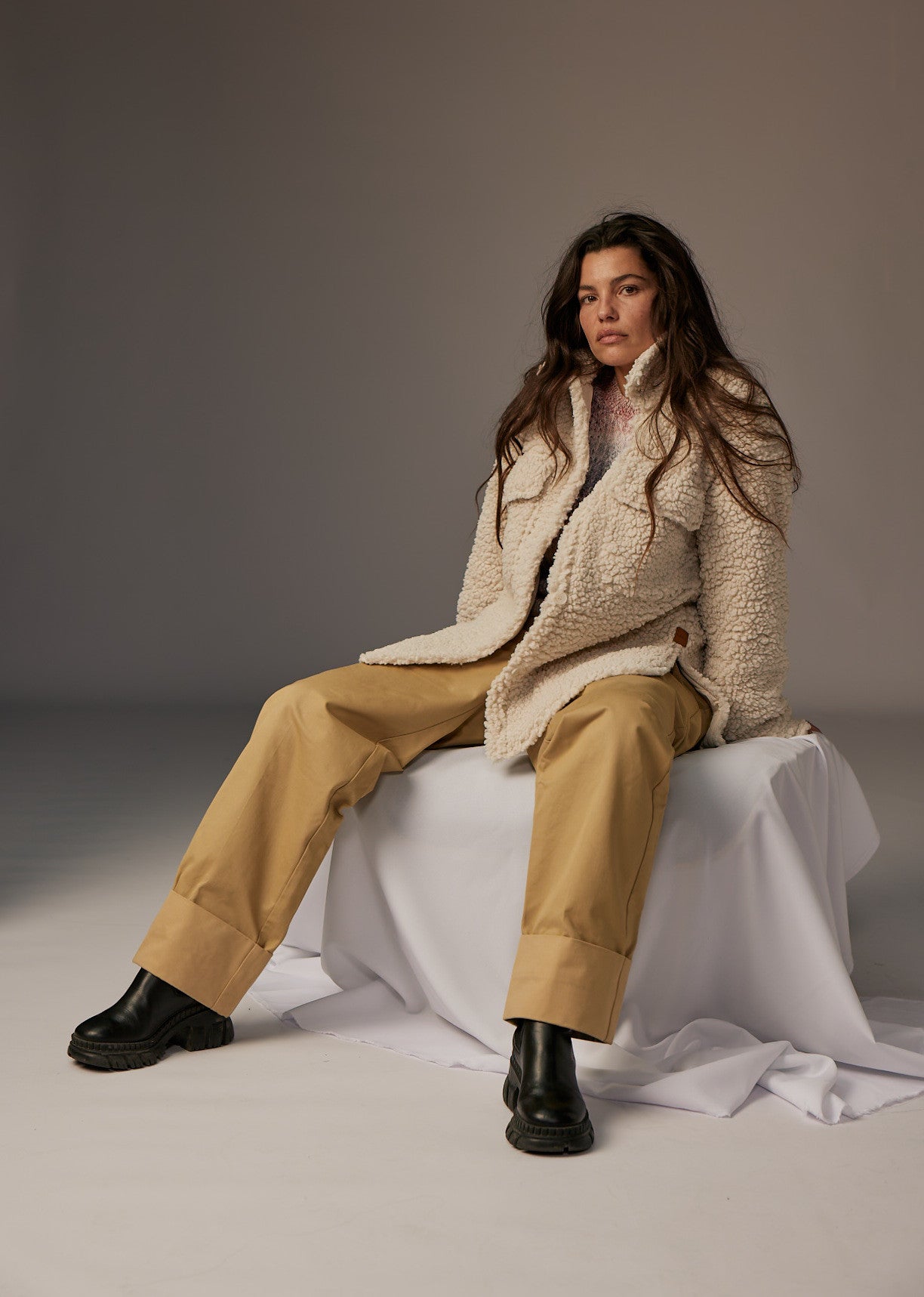 Veste beige ORWELL MATA