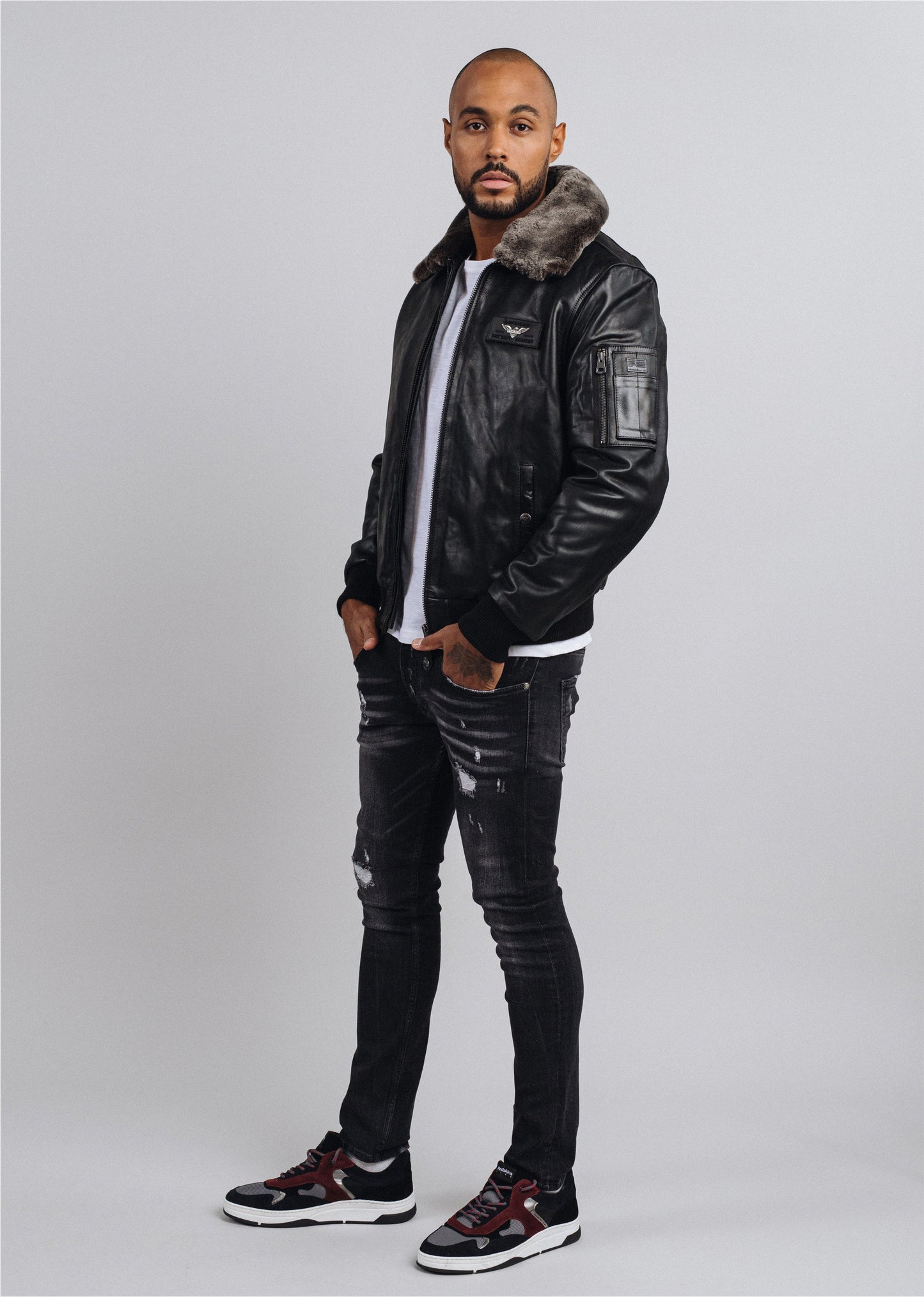 Cuir noir TEXACO FENDER