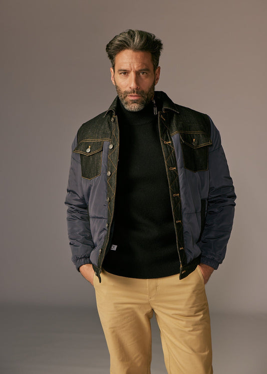 Doudoune bleu marine CLIFF SNEAK