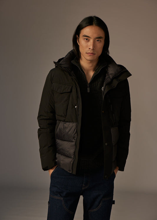Parka noire ELIO STAYW