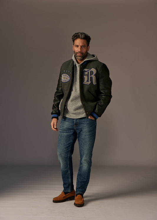 Cuir gris FOOTBALL HATCH