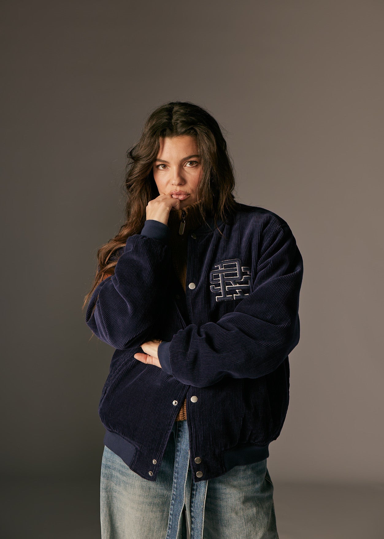 Blouson bleu marine HYDAE VLAB