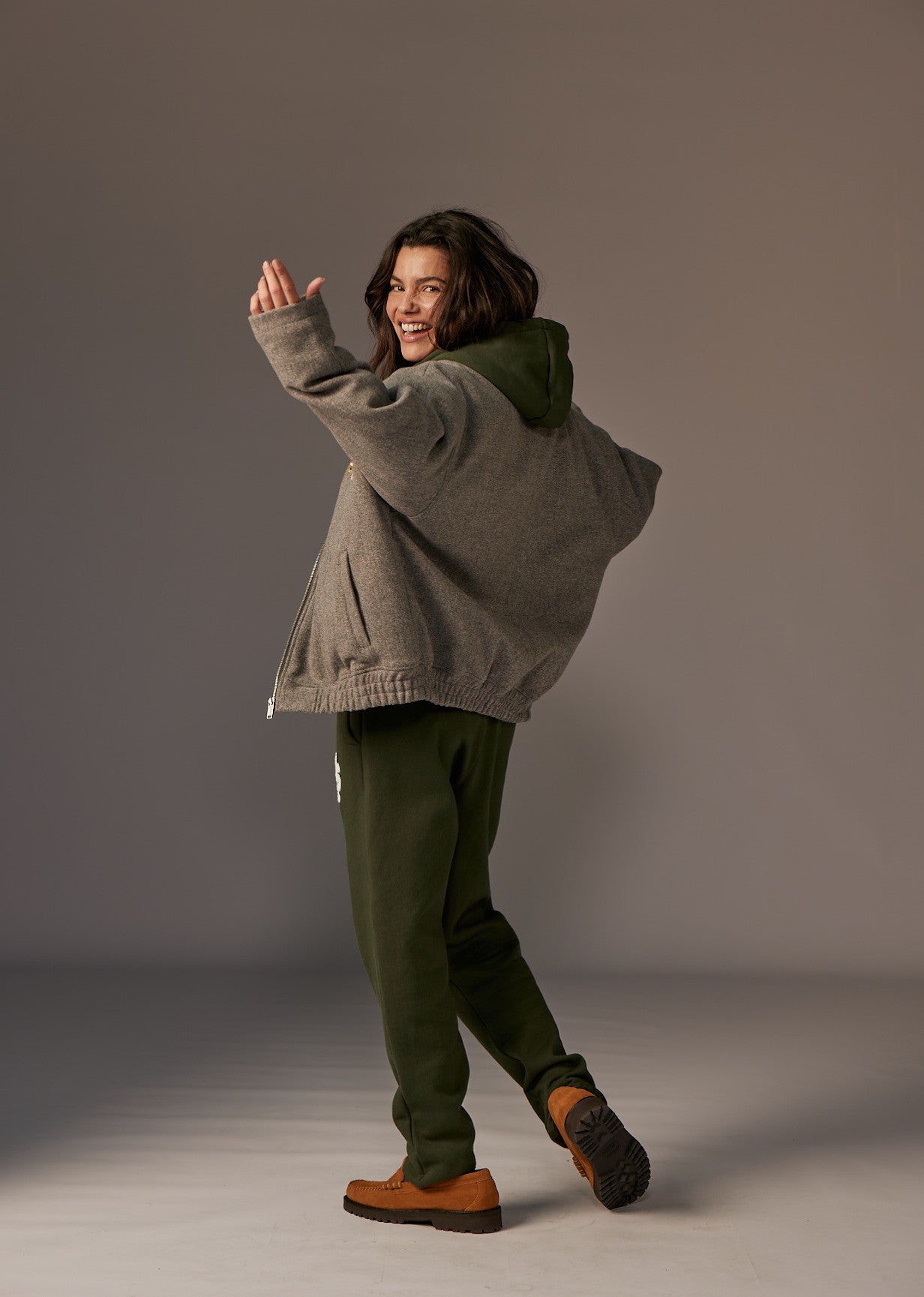 Bombers gris JANE LUCIE