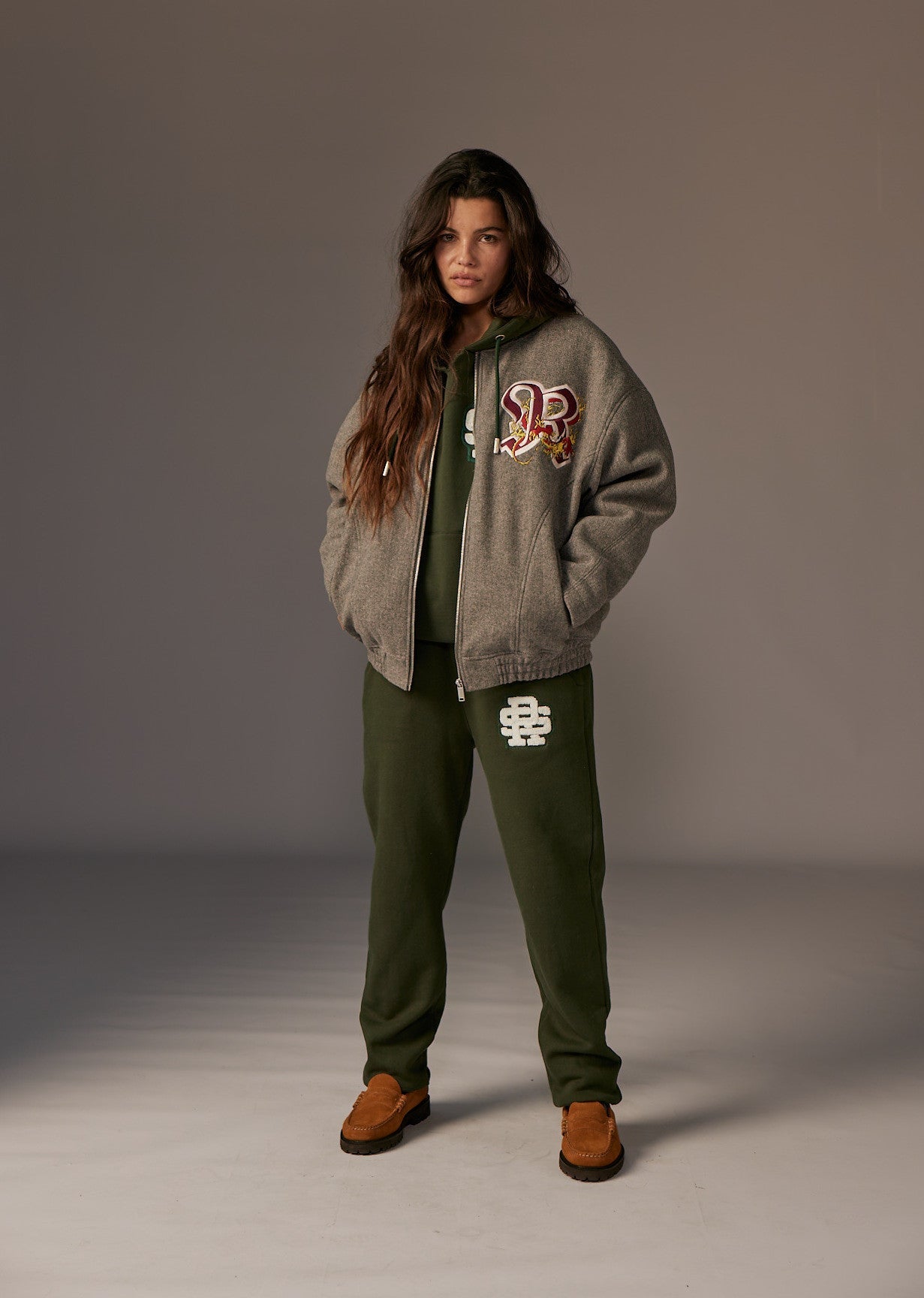 Bombers gris JANE LUCIE