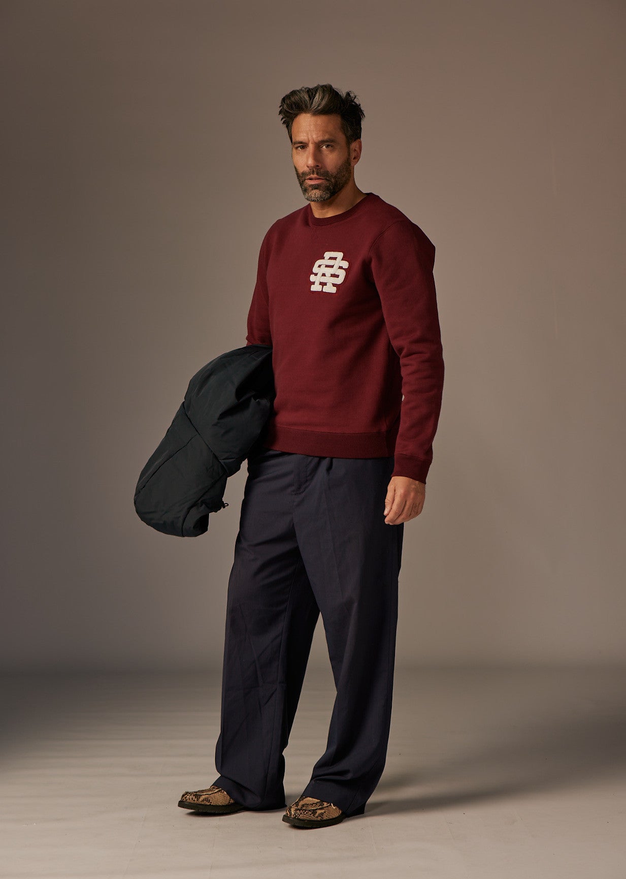 Sweatshirt rouge LEAD TIRSON