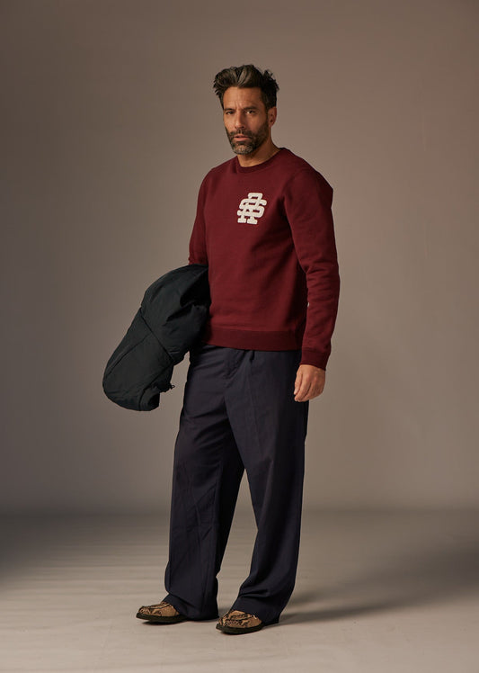 Sweatshirt rouge LEAD TIRSON