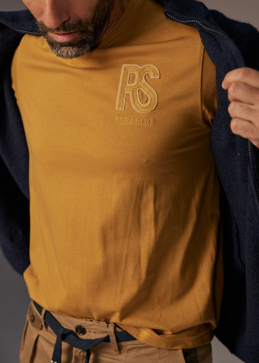 T-shirt manches courtes marron RUSH COSUE