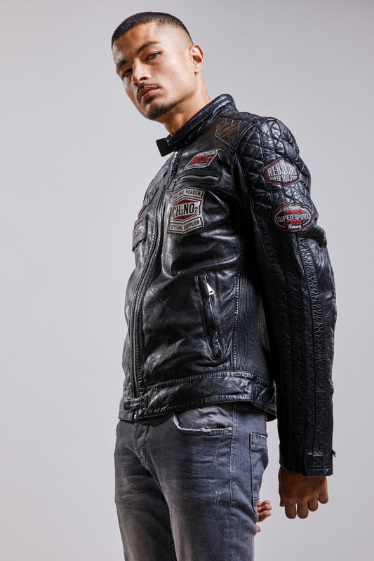 Blouson en cuir RIPPER CALISTA