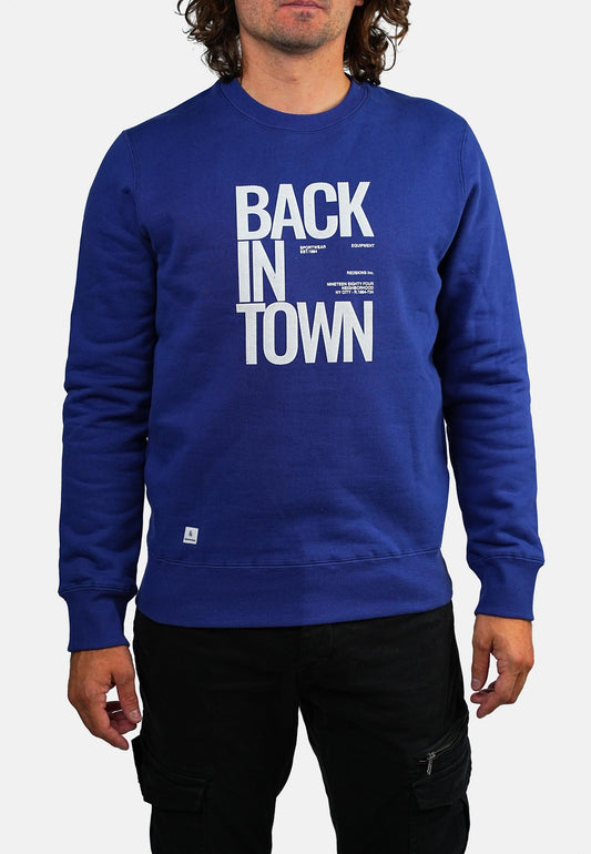 Sweatshirt bleu marine BORN TIRSON