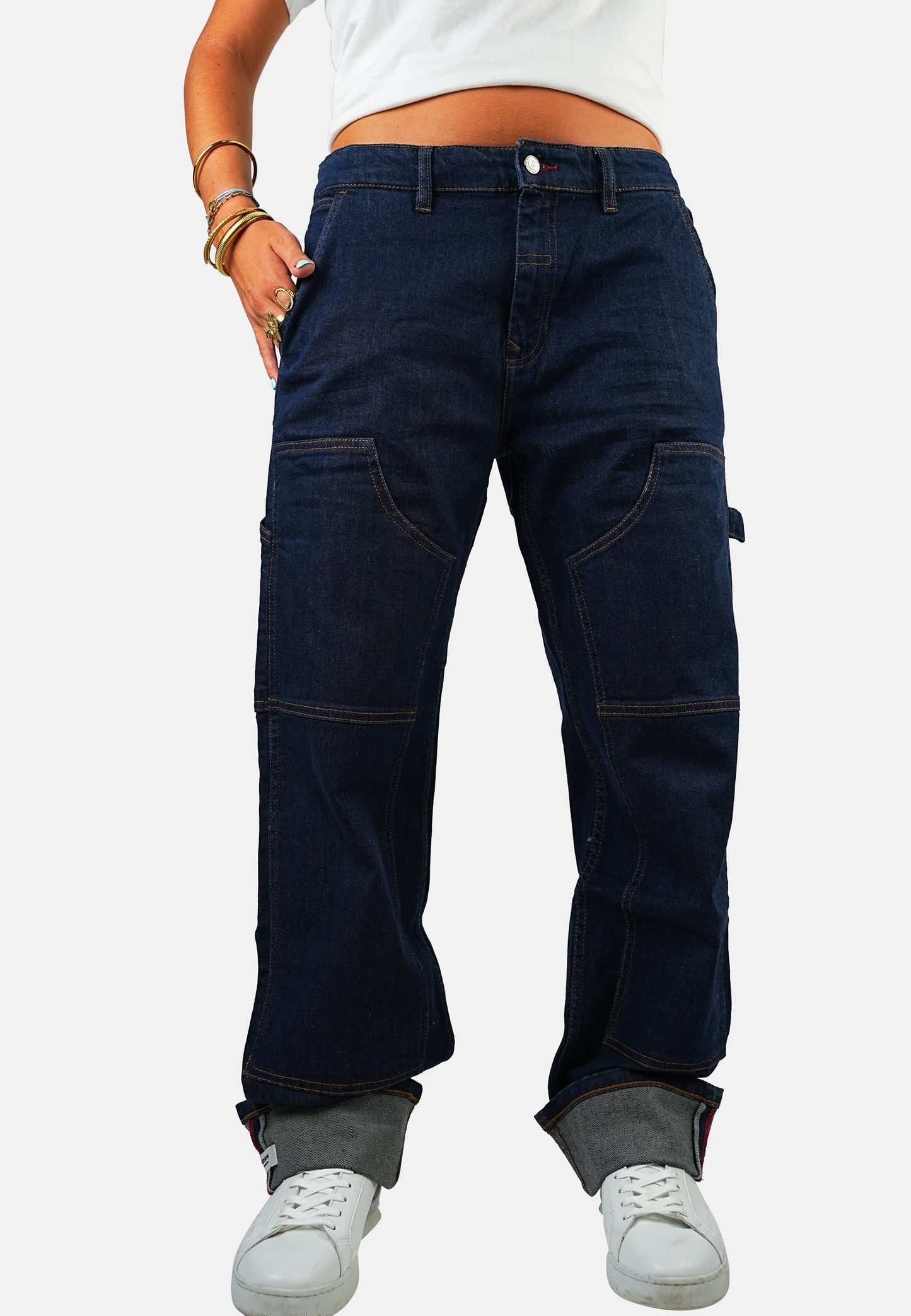 Jeans bleu marine CARRY ADANA