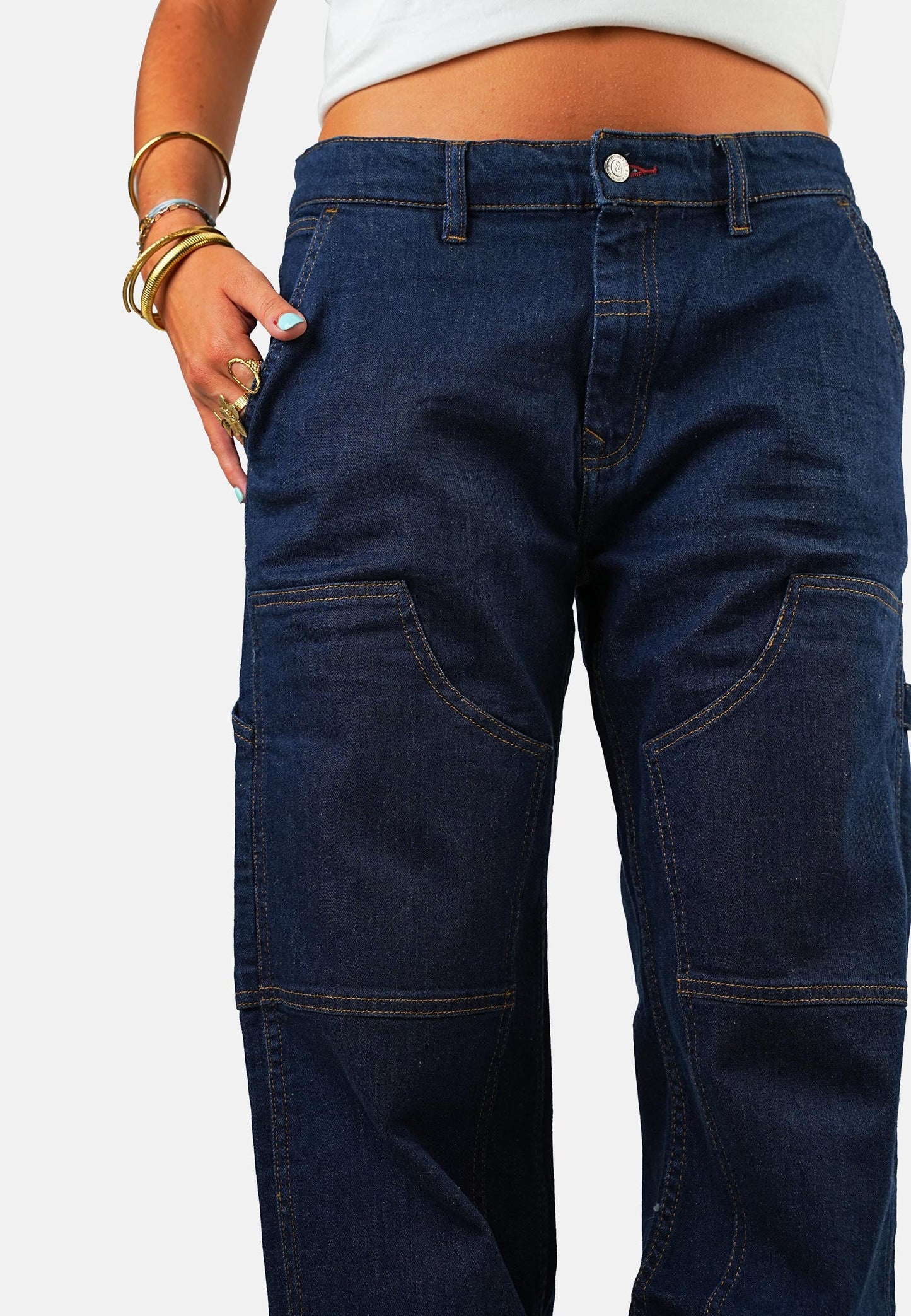 Jeans bleu marine CARRY ADANA