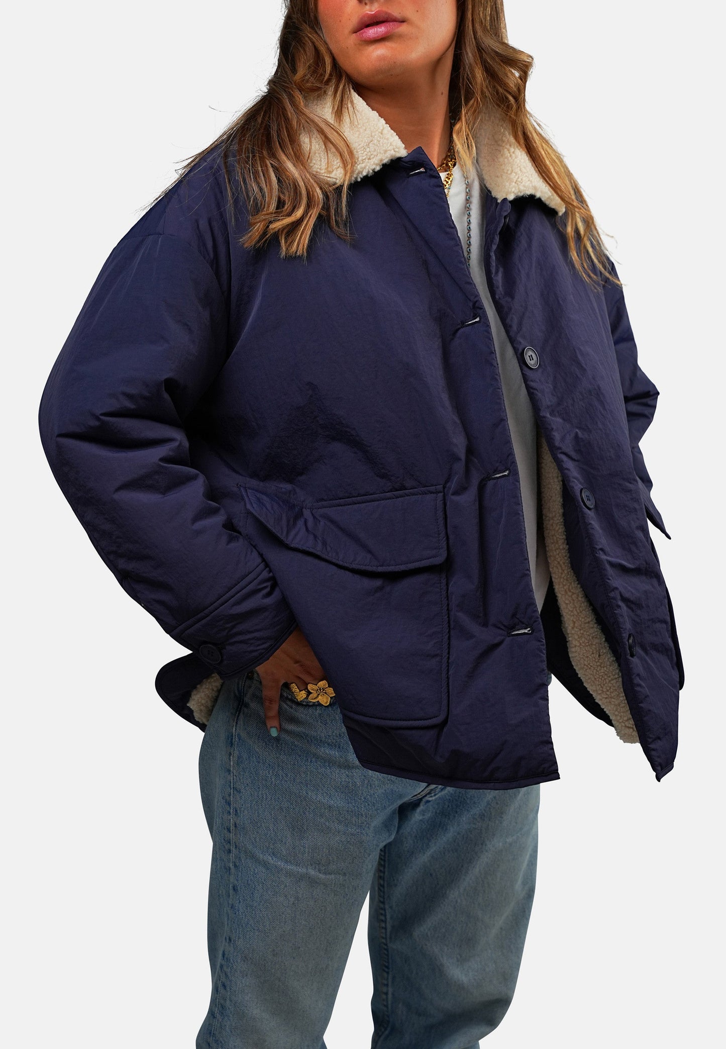 Veste bleu marine HARPER GOLDA