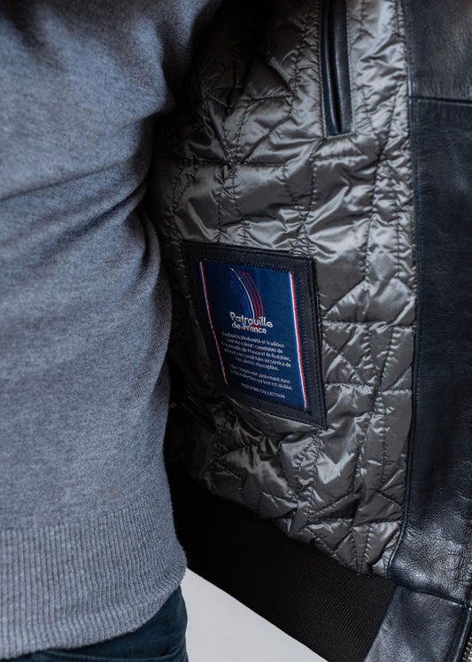Blouson en cuir DOUGLAS ALPHA