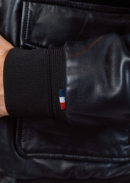 Blouson en cuir DOUGLAS ALPHA
