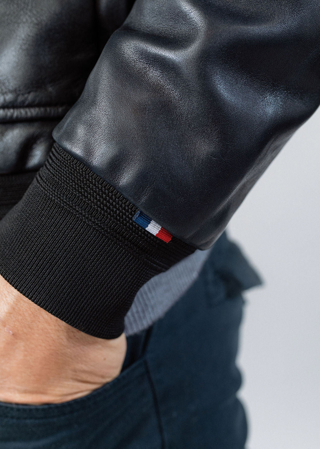 Blouson en cuir DOUGLAS ALPHA