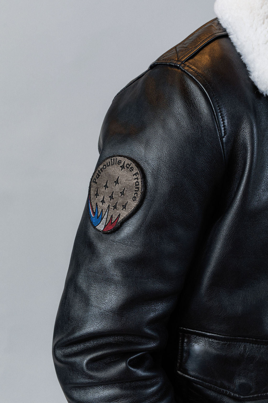 Blouson en cuir DOUGLAS ALPHA