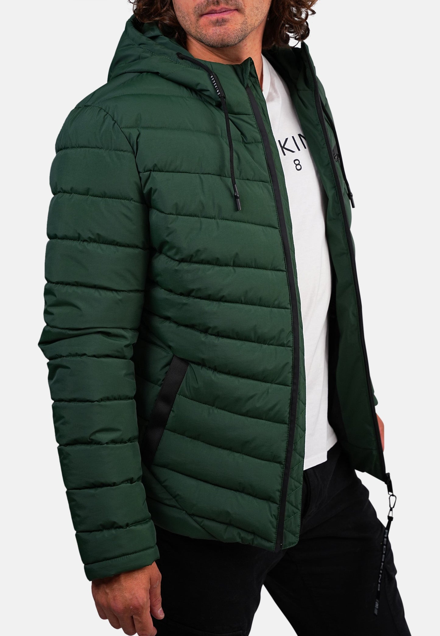 Doudoune verte KARTER LUTETIA