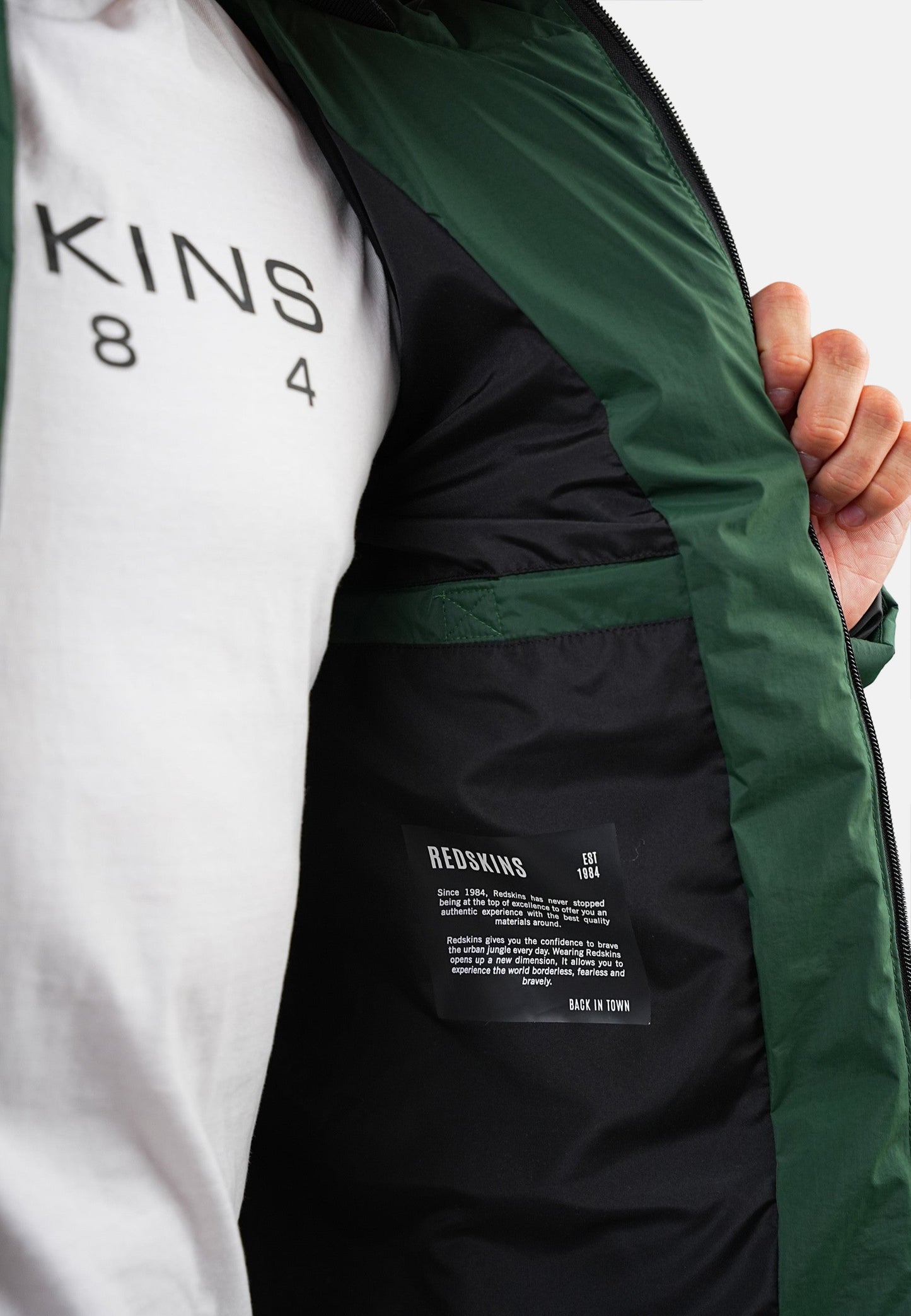 Doudoune verte KARTER LUTETIA